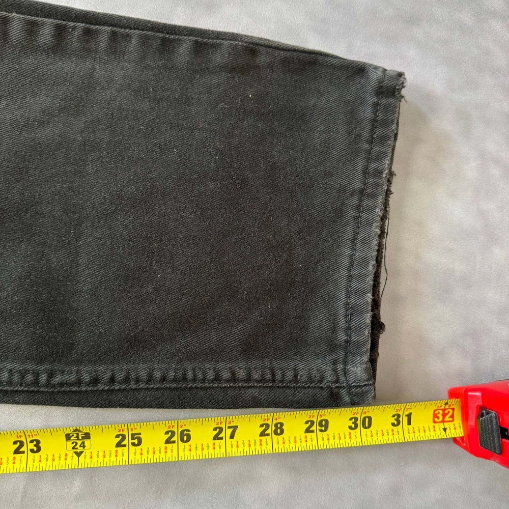 Levis 501 Vintage 90s Mens 32x30 Faded Black Straight Leg Made in USA Jeans - Picture 10 of 13